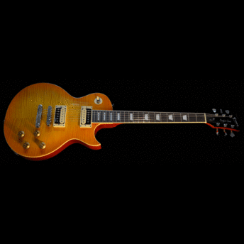 Green LP Amber - Honey/Green Pickups
