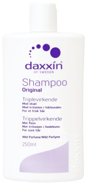 daxxin, sjampo, balsam, vekter, sensitiv hodebunn, tørr hodebunn, hårpleie,