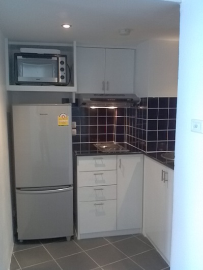 Kitchen area in a similar condo in The Royal Rayong