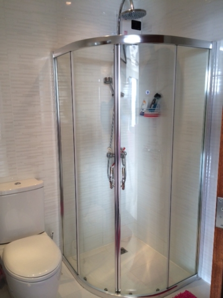 Bathroom in a similar condo in The Royal Rayong