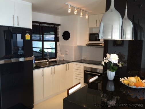 Kitchen in a similar condo in The Royal Rayong