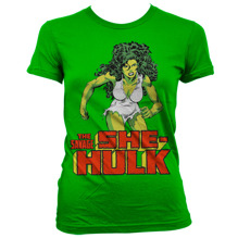 MARVEL: The Savage She-Hulk Girly Tee (Green)