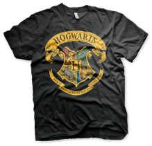 HARRY POTTER: Hogwarts Crest T-Shirt (black)