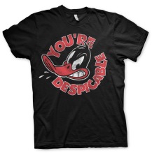 LOONEY TUNES / DAFFY DUCK - You're Despicable T-Shirt (Black)