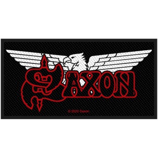 SAXON: Logo/Eagle Standard Patch (tygmärke)
