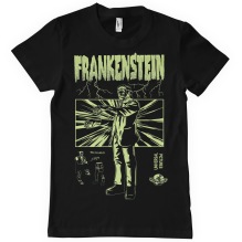 Frankenstein Retro T-Shirt (black)