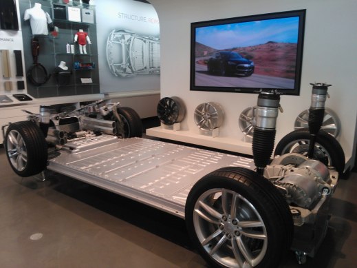 Elbilsbatteri i Tesla Model S Elbilsbatteri i Tesla Model S