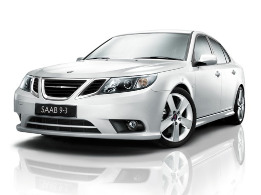 Gamla SAAB 9-3 som ska bli NEVS kommande elbil Gamla SAAB 9-3 som ska bli NEVS kommande elbil