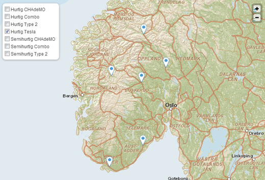 6 Tesla Superchargers i Norge invigs snart 6 Tesla Superchargers i Norge invigs snart