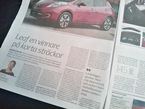 "- Bilen har inget avgasrör där bak..." "- Bilen har inget avgasrör där bak..."