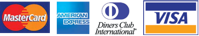 MasterCard, American Express, Diners Club, Visa MasterCard, American Express, Diners Club, Visa