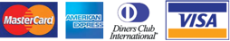 MasterCard, American Express, Diners Club, Visa MasterCard, American Express, Diners Club, Visa