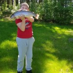 Junior fick också fisk
