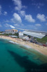  On final approach over Maho Beach to Princess Juliana Airport, Sint Maarten