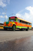 Colorful bus at Curacao