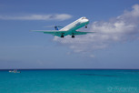 Insel Air McDonnell Douglas MD80 on approach to Princess Juliana Airport, Sint Maarten