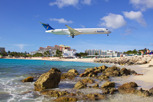 Insel Air McDonnell Douglas MD80 on approach to Princess Juliana Airport, Sint Maarten