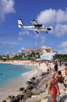 Winair De Havilland Twin Otter over Maho Beach, Sint Maarten 