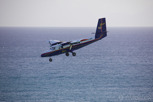 Winair De Havilland Twin Otter over Maho Beach, Sint Maarten 