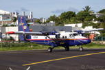 Winair De Havilland Twin Otter about to depart from Princess Juliana Airport, Sint Maarten 