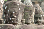 Row of Gods at the South Gate of Angkor Thom, Siem Reap