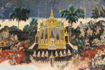Murals at the Royal Palace, Phnom Penh