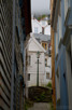 Old houses and narrow streets, Bergen