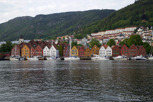 The UNESCO World Heritage site of Bryggen, Bergen 