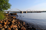 The bridge over Lule River, Luleå