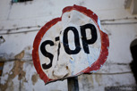 Stop sign, Stonetown