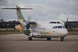 The local Tanzian airline PrecisionAir with an ATR 42, Zanzibar Airport