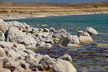 The salty Dead Sea