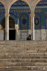 Islamic woman outside the Dome of the Rock, Jerusalem