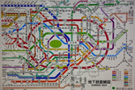 Subway map, Tokyo