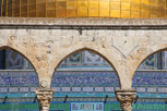 Beautiful details of the Dome of the Rock, Jerusalem