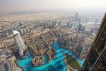 Top of Burj Khalifa view, Dubai