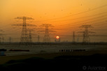 Powerlines in the desert