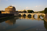Castel Sant'Angelo and Tiber river, Rome