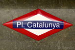 Placa Catalunya subway station