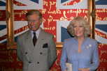 Prince Charles and Camilla Parker Bowles at Madame Tussauds, London
