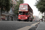 Classic doubledecker bus, London