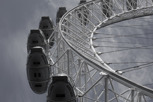 London Eye on a closeup