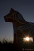 Sunset at the Dalecarlian Horse, Avesta
