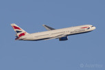 British Airways Boeing 767-300 after departure