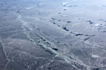Ice covered Vänern Lake