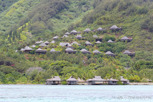 Overwater and mountain bungalows, Moorea