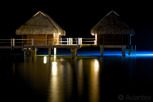 Overwater bungalows at Moorea Pearl Resort, Moorea