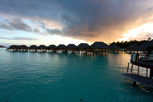 Overwater bungalows at Bora Bora Pearl Beach Resort, Bora Bora