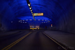 Roundabout inside a tunnel, Hardanger