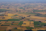 The beautiful landscape of Scania from above